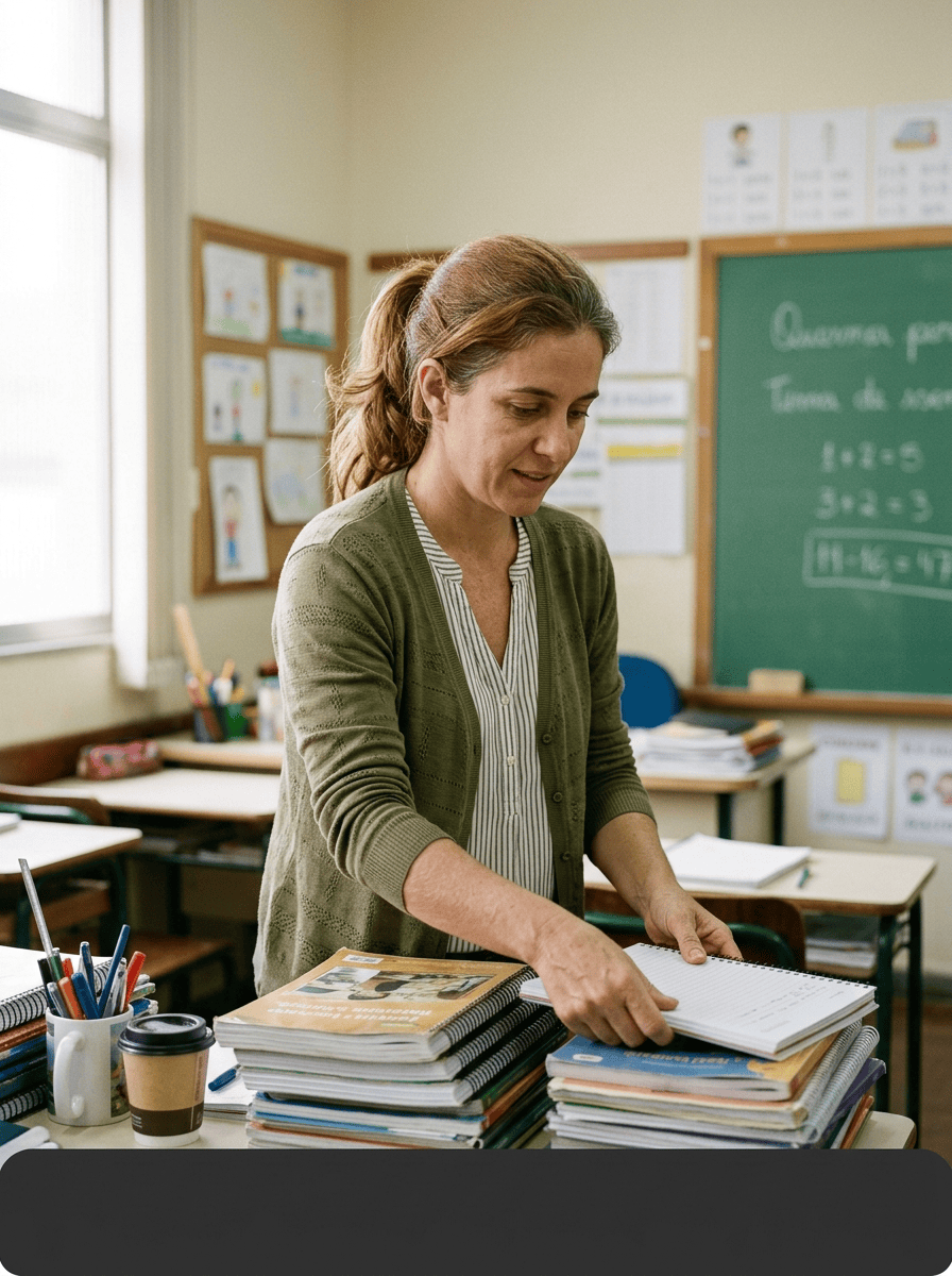Professora, uma das mulheres reais que usam o protocolo